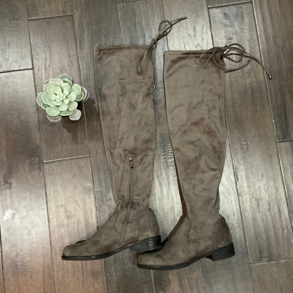 🌸 3/$25 Taxi | Grey Over the Knee Boots